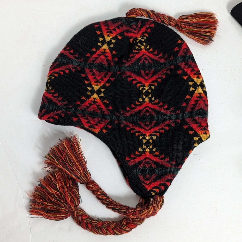 Pendleton merino wool fleece lined hat small Child women small